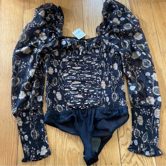 NWT Free People Brunch Date Bodysuit in Black
Combo - Picture 7 of 11
